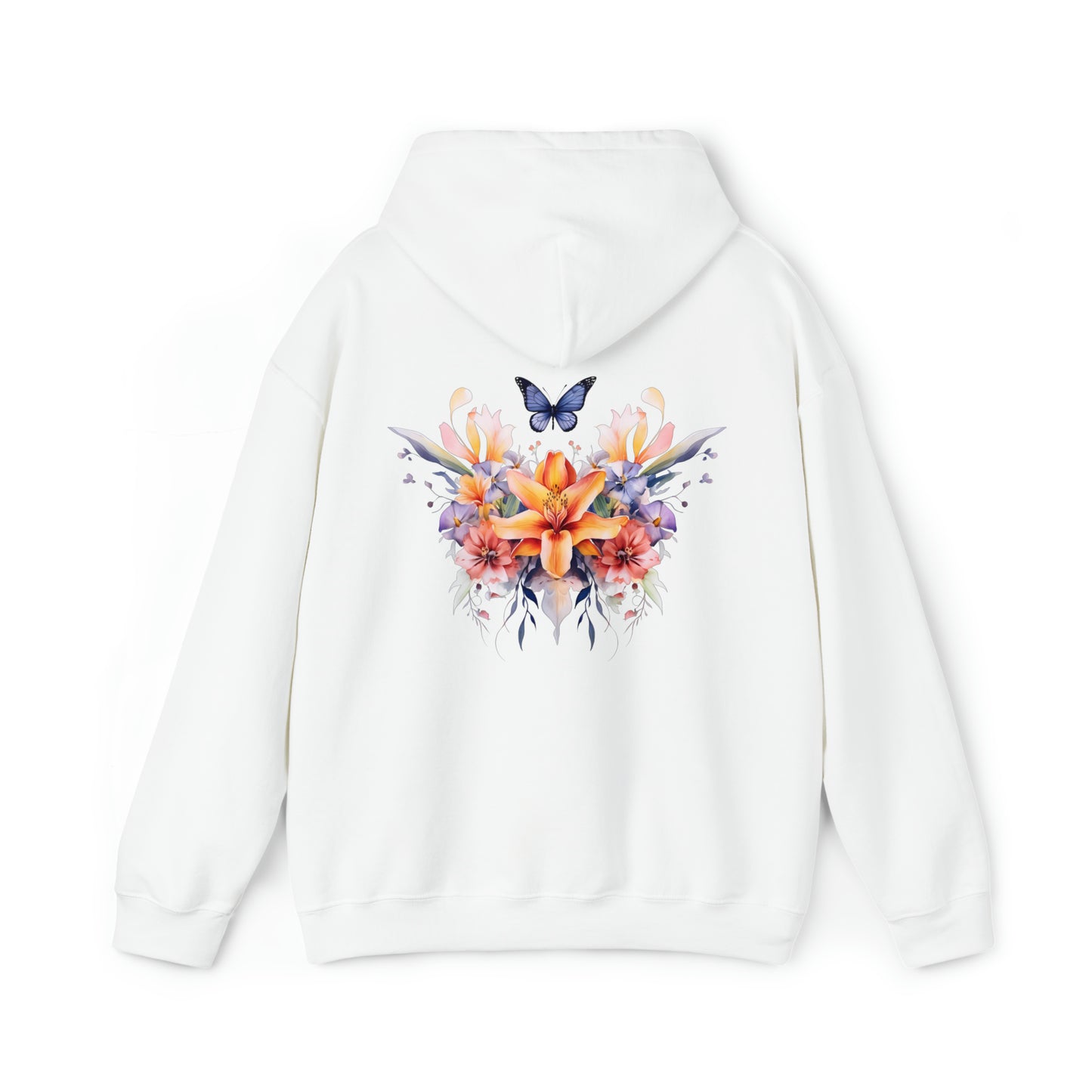Flower and Butterfly Hoodie
