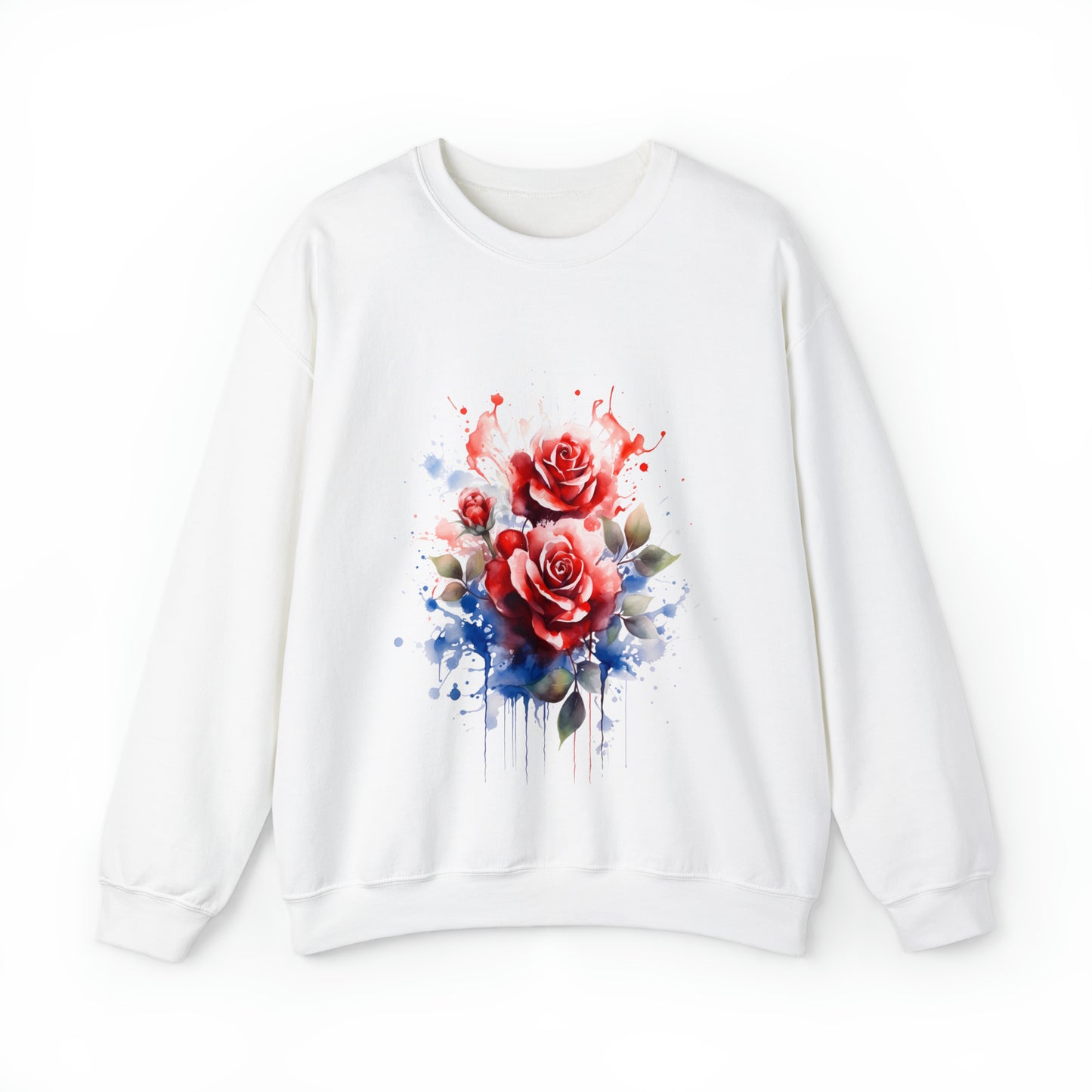 Watercolour Rose Sweatshirt
