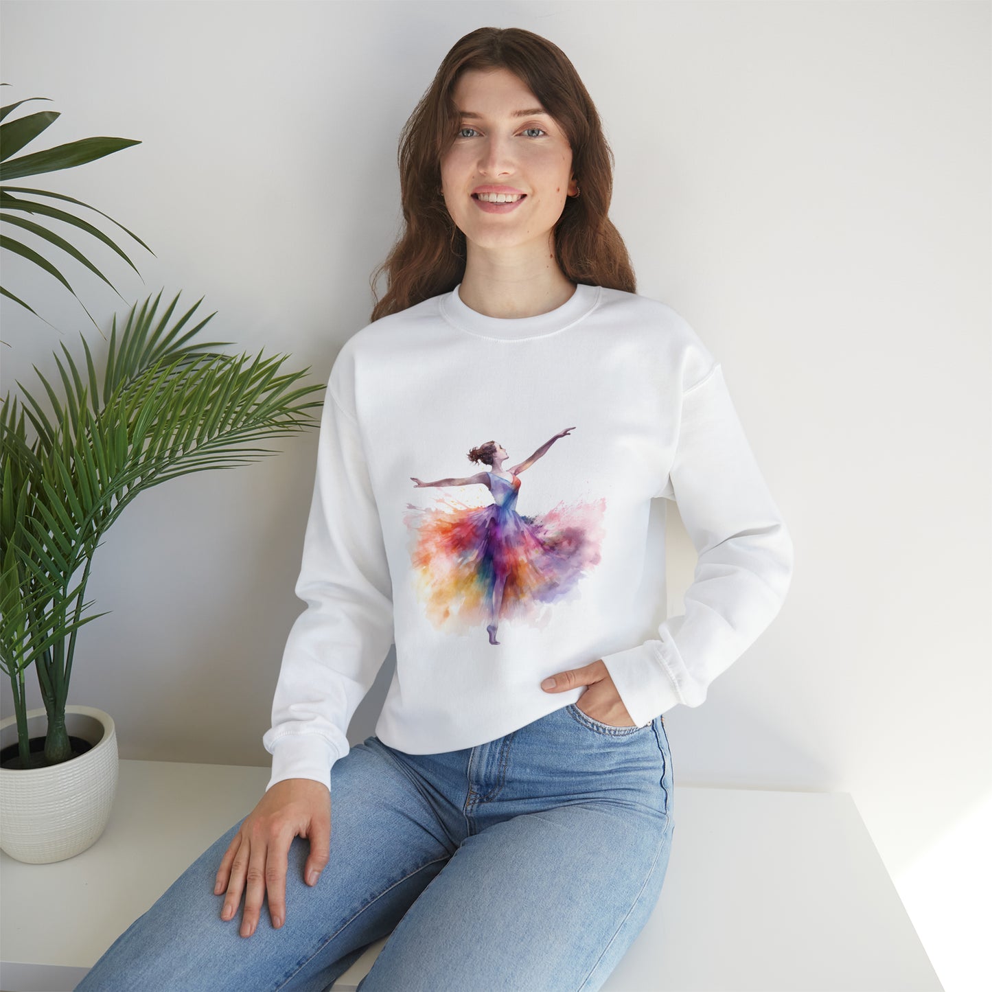 Rainbow Ballerina Sweatshirt