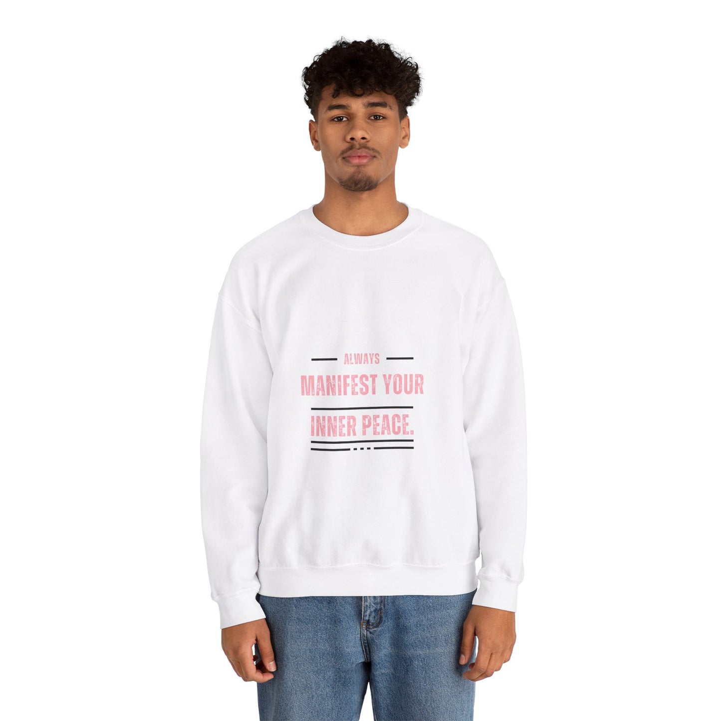 Manifest Your Inner Peace Crewneck Sweatshirt
