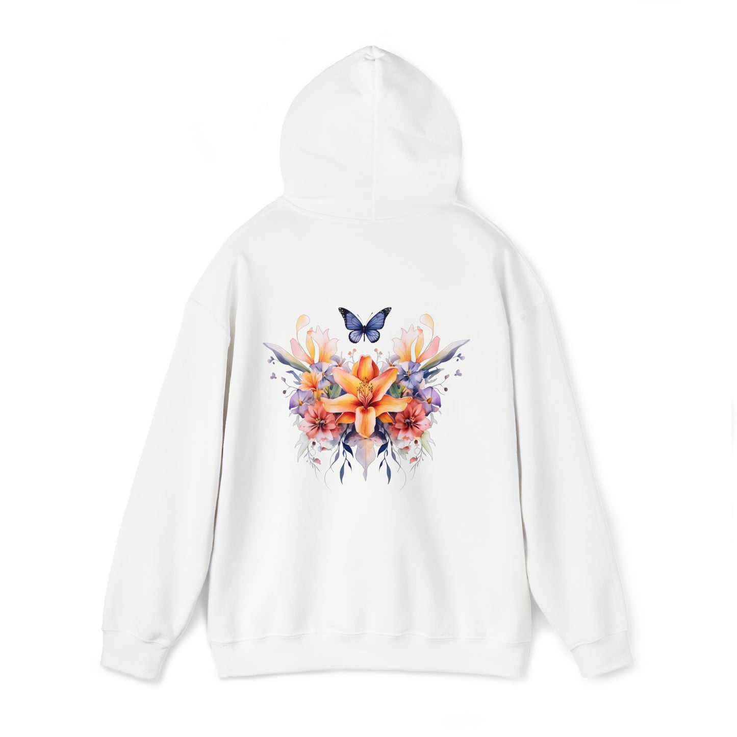 Flower and Butterfly Hoodie