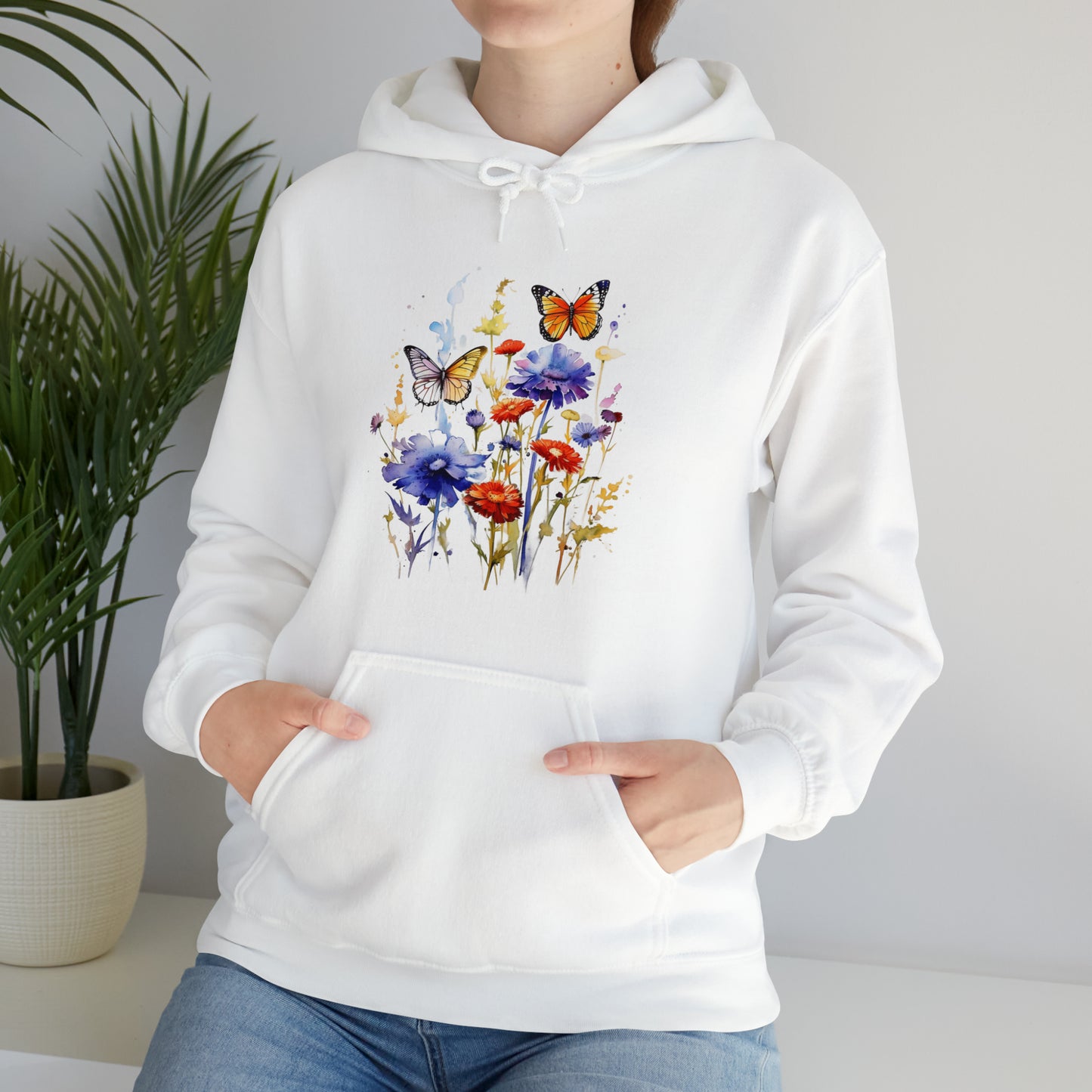 Butterfly & Flower Hoodie
