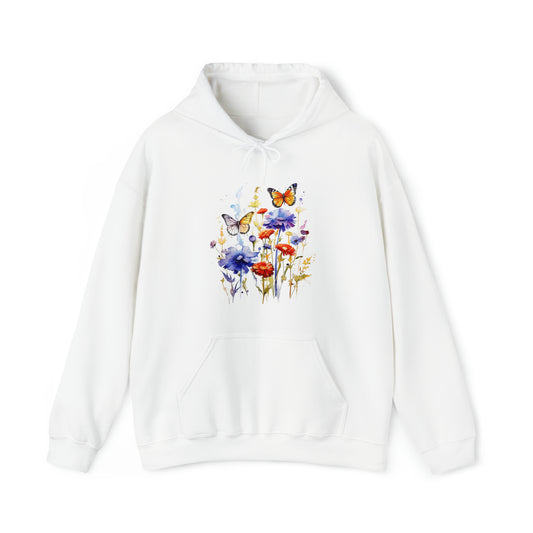 Butterfly & Flower Hoodie