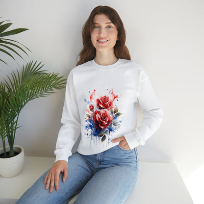 Watercolour Rose Sweatshirt