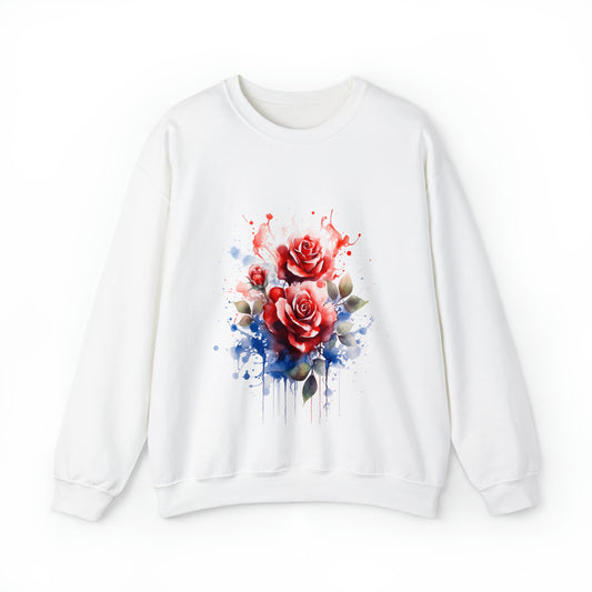 Watercolour Rose Sweatshirt