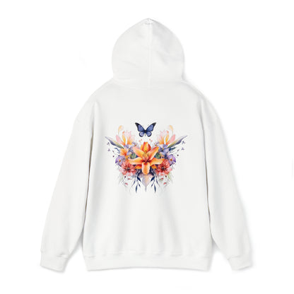 Flower and Butterfly Hoodie