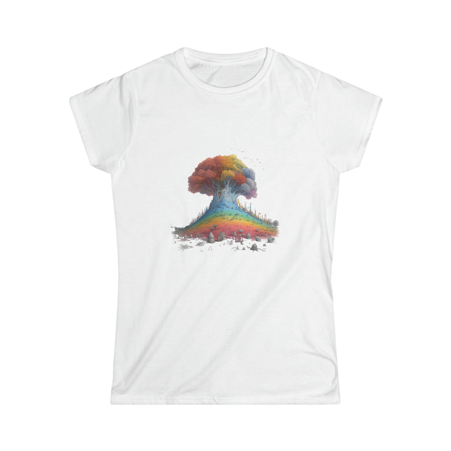 Enchanted Rainbow Tree T-Shirt